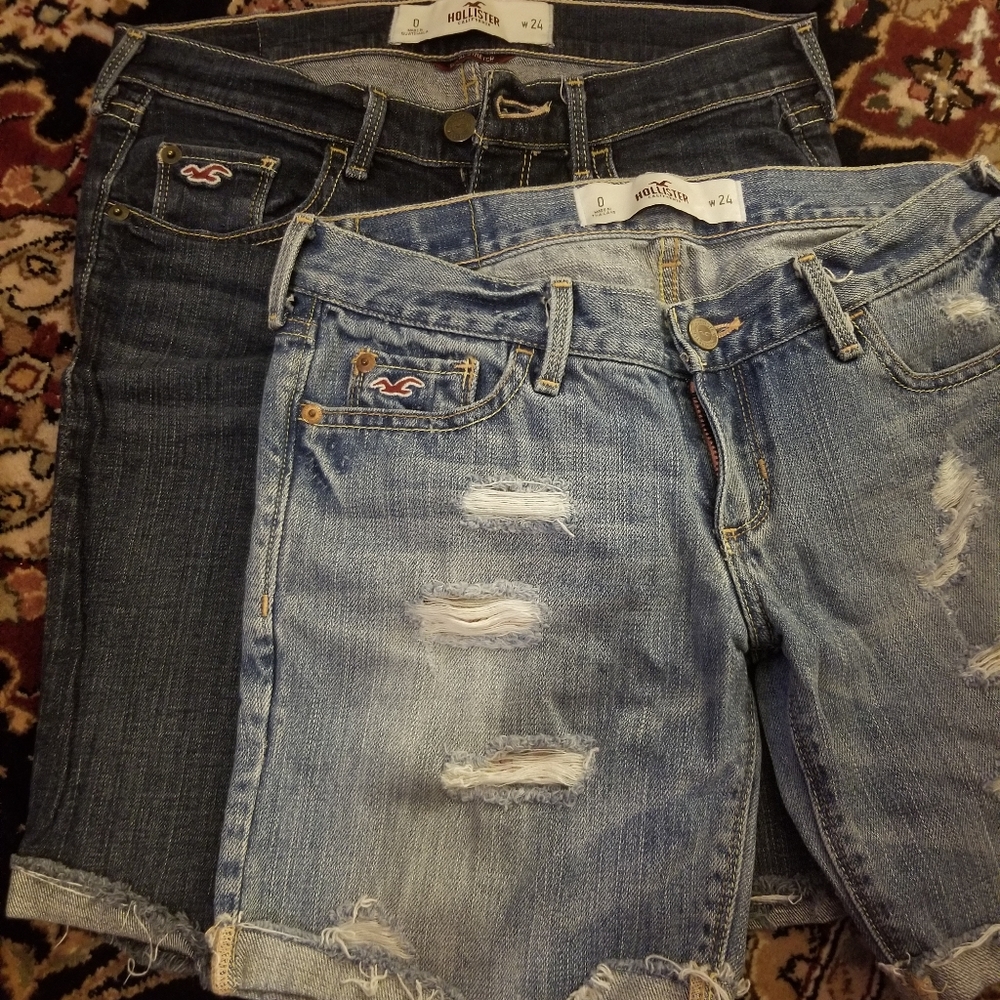 Hollister Burmuda Jean Shorts